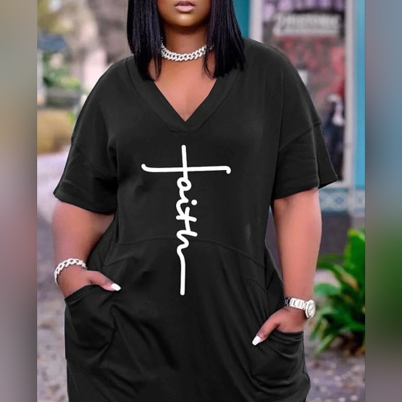 Olivia Marks Pink Faith Dress-Casual Dress with Pocket Detail NWOT - Picture 2 of 14